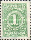 [Coat of Arms and Figures - Imprint: Lit. Nacional, type FT1]