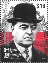 [Hipólito Yrigoyen, 1852-1933, type EAF]