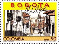 [Airmail - The 450th Anniversary of Bogota, type BCQ]
