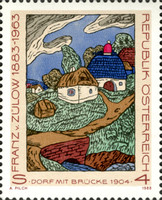 [The 25th Anniversary of the Death of Franz von Zülow, type BCW]