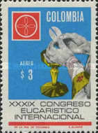 [Airmail - The 39th International Eucharistic Congress, Bogota, type AFY2]