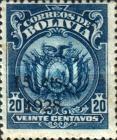 [Coat of Arms Stamps Surcharged, type AU58]