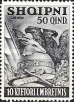[The 10th Anniversary of the Reign of King Zog I, type BU1]