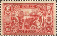[The 100th Anniversary of the Opening of Brazilian Port, type BX]