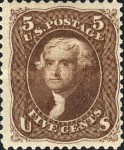 [Re-Issue of 1861-1866 Issues - Hard White Paper. White Crackly Gum, type N9]