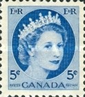 [Queen Elizabeth II - Normal Paper, See 1962 for Fluorescent Stripes, type GT4]
