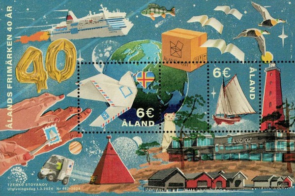[The 40th Anniversary of Aland Stamps, type ]