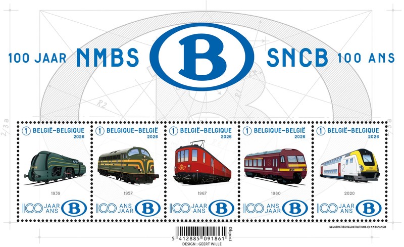 [The 100th Anniversary of the Belgian National Railways, type ]