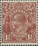 [King George V - New Watermark, type B43]