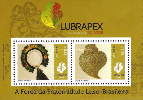 [The 50th Anniversary of LUBRAPEX - Luso-Brazilian Philately Exhibition - Joint Issue with Portugal, type ]