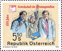 [The 100th Anniversary of Union of Independent White Collar Workers, type BIE]
