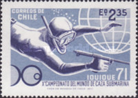 [The 10th World Underwater Fishing Championships, Iquique, type SX]