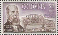 [Airmail - Completion of Colombia Atlantic Railway, type ACY]