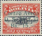 [Airmail - Overprinted "Correo Aéroe D.S. 25-2-37" & Surcharged, type AV11]