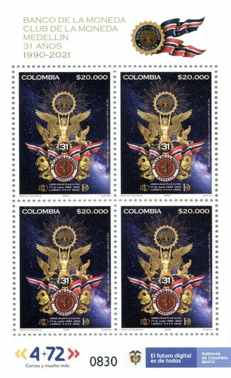 [The 31st Anniversary of the Medellin Coin Club, type ]