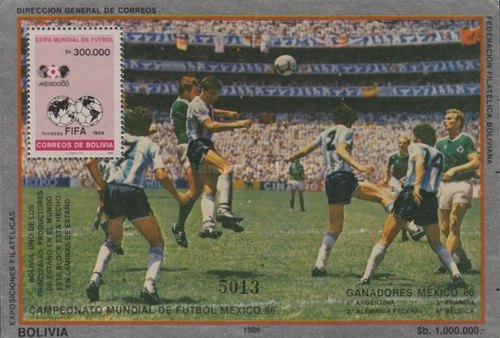 [Football World Cup - Mexico 1986 - Finalists Argentina vs West Germany 3-2, type ]