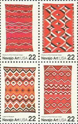 [American Folk Art - Navajo blankets, type ]