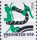 [Green Bicycle - Coil Stamps (10 cents), type DBB]
