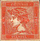 [Newspaper Stamps - Mercurius Head, type XBA3]