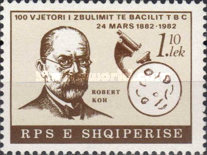 [The 100th Anniversary of Robert Koch's Discovering of the Tuberculosis, type BBA]
