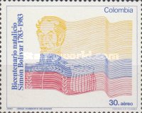 [Airmail - The 200th Anniversary of the Birth of Simon Bolivar, 1783-1830, type AYM]