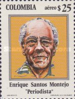 [Airmail - The 100th Anniversary of the Birth of Enrique Santos Montejo, 1886-1971, type BAT]