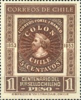 [The 100th Anniversary of Chilean Stamp, type HT]