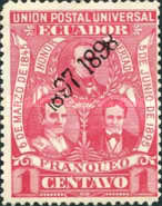 [Issue of 1896 Overprinted "1897 1898", type AI]