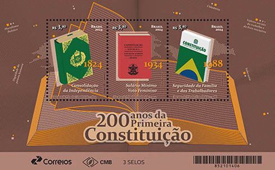 [The 200th Anniversary of the First Constitution of Brazil, type ]
