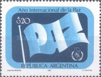 [International Peace Year, type BHW]