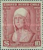 [The 500th Anniversary of the Birth of Isabella the Catholic, 1453-1504, type HH]