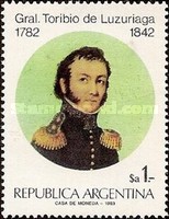 [THe 200th Anniversary of the Birth of General Toribio de Luzuriaga, 1982, type AZW]
