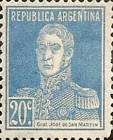 [Definitive Issues - General San Martin, with Period after Value, type CU8]