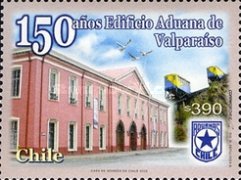 [The 150th Anniversary of the Customs Building of Valparaiso, type BSF]