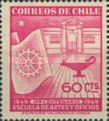 [The 100th Anniversary of School of Arts and Crafts, Santiago, type GM]