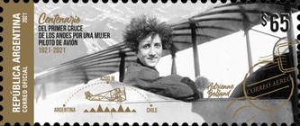[The 100th Anniversary of the Flight of Adrienne Bolland across the Andes, type EDM]