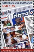 [The 125th Anniversary of First Newspaper El Telégrafo, type DNZ]