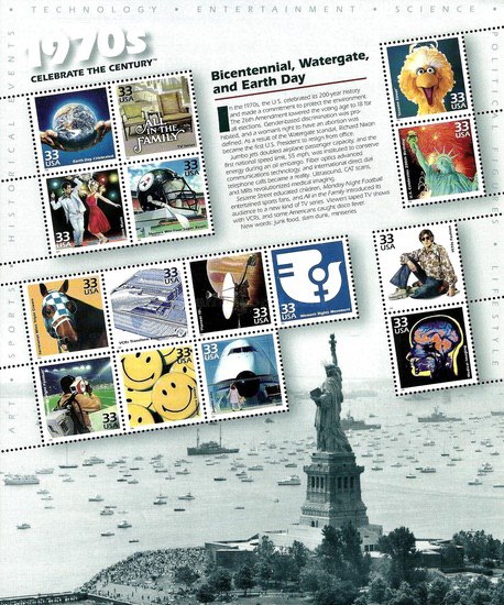 [Celebrate the Century, 1970s - Bicentennial, Watergate, and Earth Day, type ]