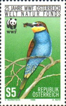 [Birds - The 25th Anniversary of the Austrian World Wildlife Foundation, type BDC]