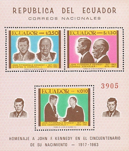 [Airmail - The 50th Anniversary of the Birth of John F. Kennedy, 1917-1963, type ]
