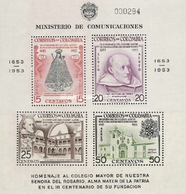 [Airmail - The 300th Anniversary of Senior College of Our Lady of the Rosary, Bogota, type ]