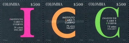 [The 75th Anniversary of the Caro and Cuervo Institute, type ]