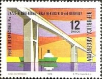 ["International Bridge" between Unzue, Argentina, and Fray Bentos, Uruguay, type AKT]