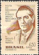 [Airmail - Visit of the Mexican President, type AJE]