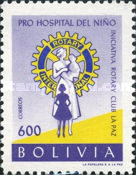 [Founding of Children's Hospital by La Paz Rotary Club, type IO2]