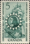[The 300th Anniversary of La Salle's Arrival in Canada, type KP]