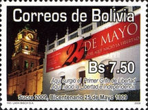 [The 200th Anniversary of the 25th May 1809 - Sucre, type BLK]