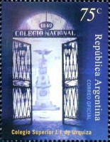 [The 150th Anniversary of the Justo Jose de Urquiza College, Concepcion del Uruguay, type CGJ]