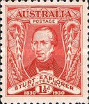 [The 100th Anniversary of the Sturt Expedition, type H]