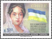 [The 200th Anniversary of the Birth of Javiera Carrera, Creator of First National Flag, type AAG]